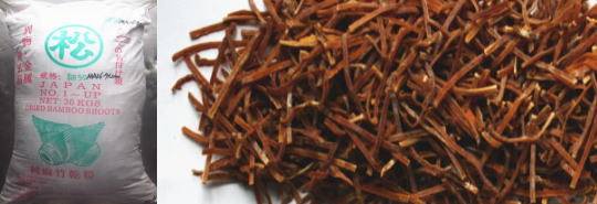 The Production of Dried Menma - Soaking